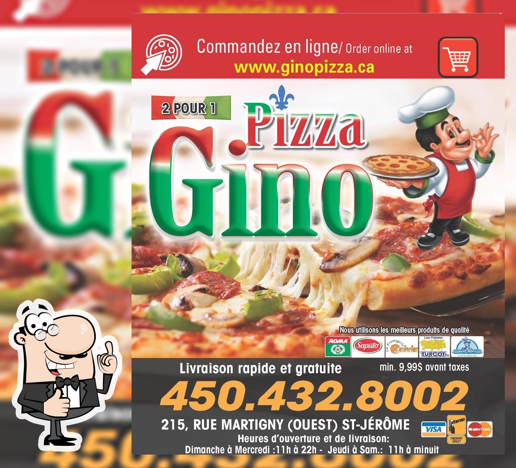 Pizza Gino 2 pour 1 Saint-Jérôme