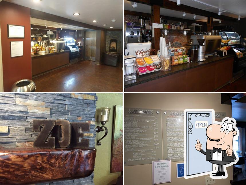 Zoe Coffee House in MiWuk Village Restaurant menu and reviews