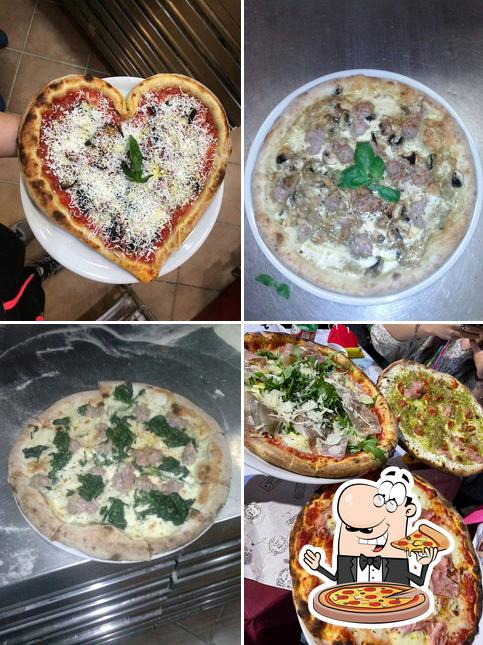 A Pizzeria del Coeso, puoi ordinare una bella pizza