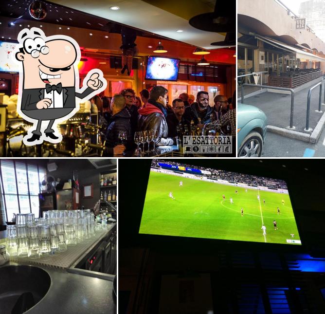 Gli esterni di Esattoria, ristorante e bar