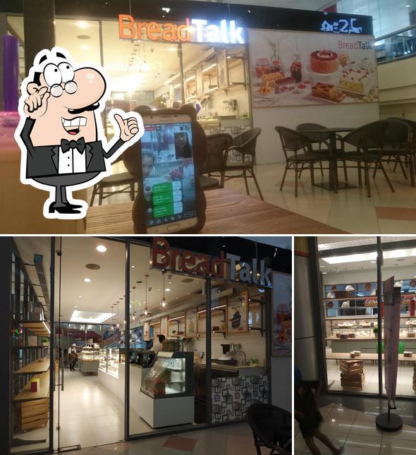 The interior of BreadTalk Rita Mall Tegal