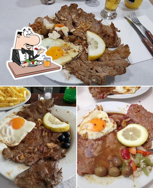 Еда в "O Cortador"