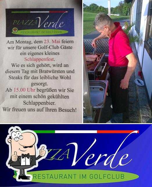Взгляните на фотографию ресторана "Piazza Verde Restaurant im Golfclub"