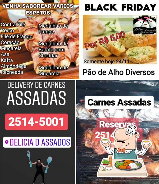 Comida em Delicia D'assados - Carnes Assadas e Espeteria