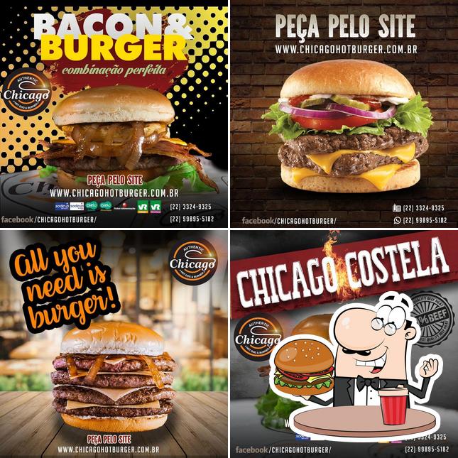 Os hambúrgueres do Chicago HotBurger irão satisfazer uma variedade de gostos