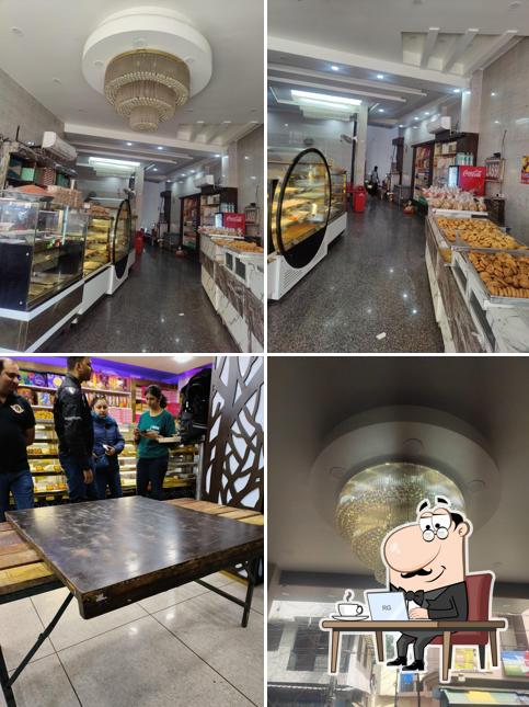 The interior of Gupta Sweets