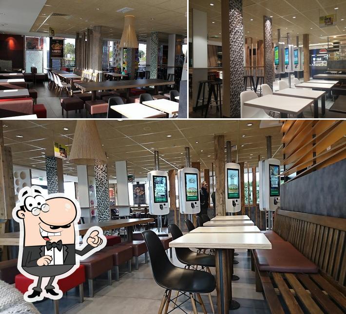 L'intérieur de McDonald's