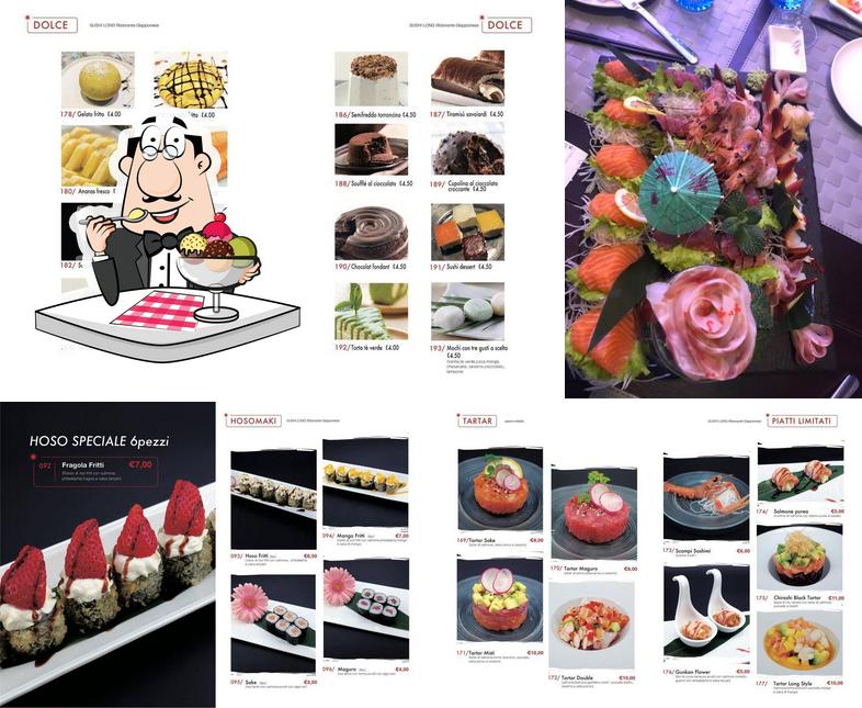 Sushi Long propone un'ampia varietà di dessert