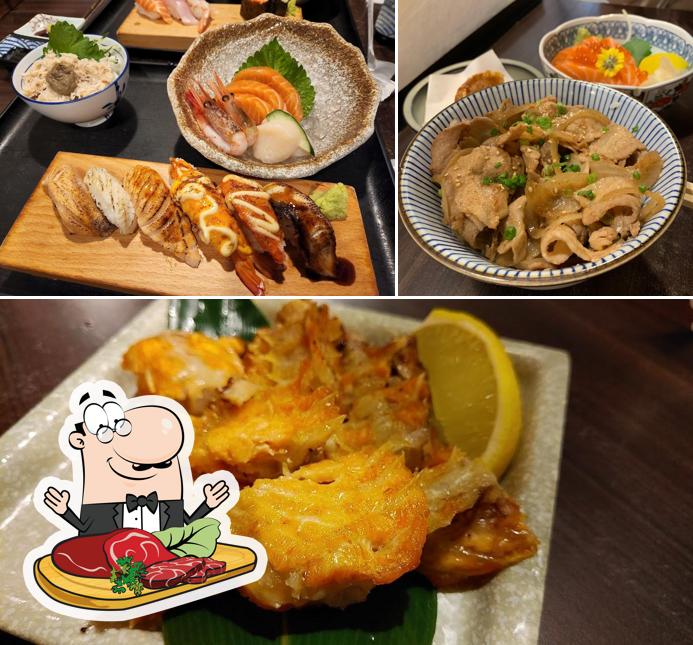 "幸鮨屋SushiShiawase" предлагает мясные блюда