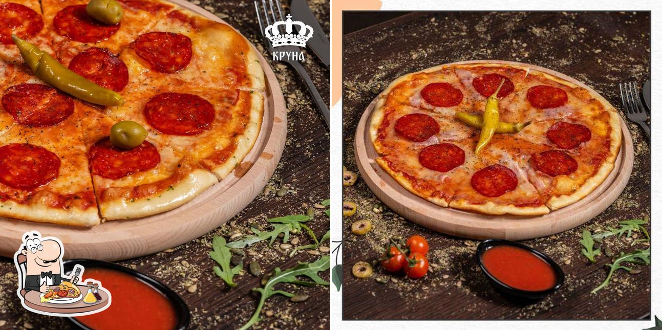 Choisissez des pizzas à Kafe Kruna