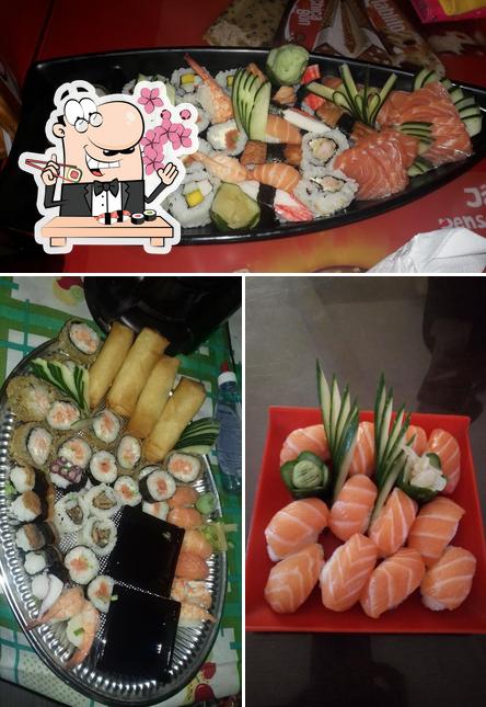 Peça diversas opções de sushi