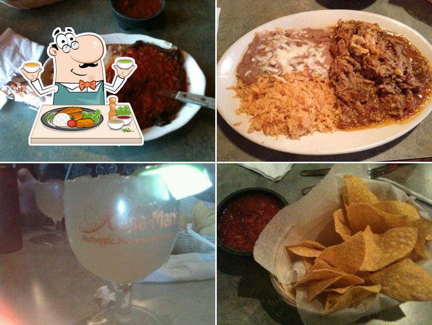 Food at Casa Maria Authentic Mexican Restaurant