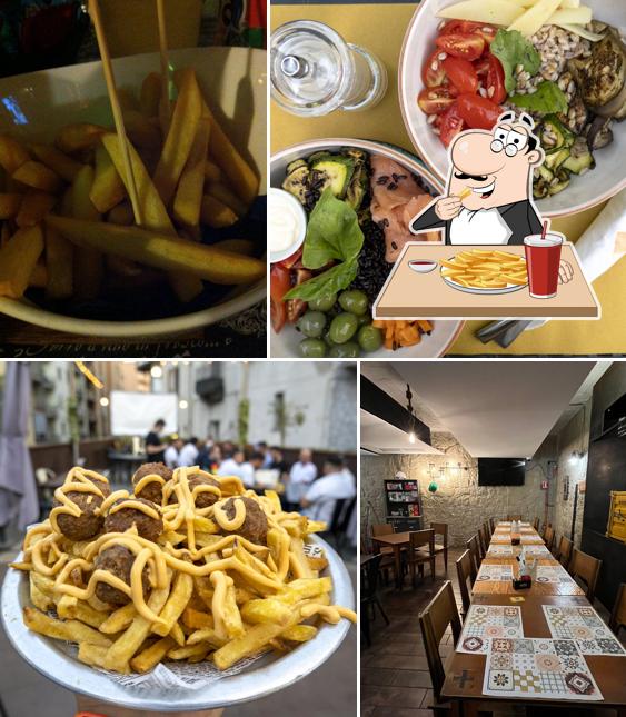 Assaggia le patatine fritte a Il Cantiere