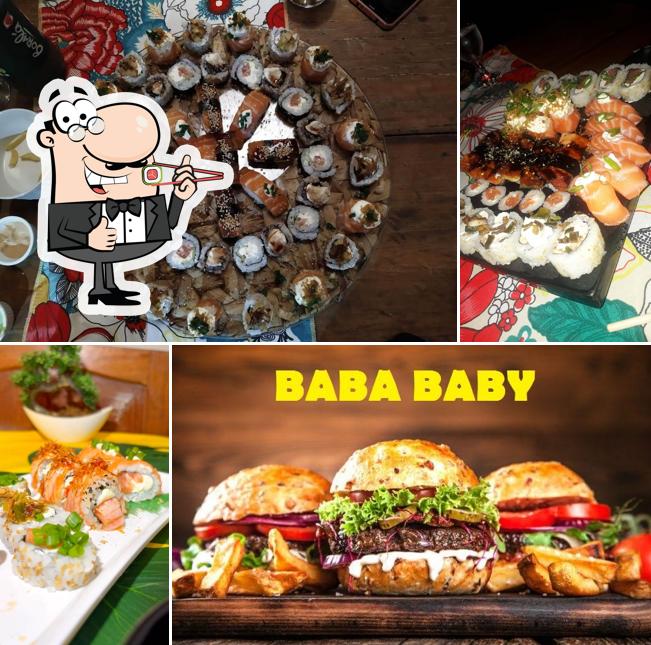 Prove diversas opções de sushi