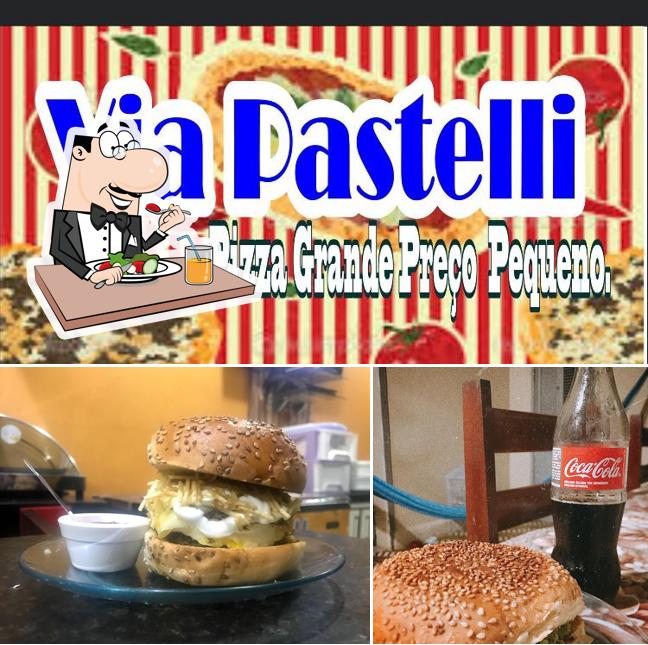 Hambúrguer em Via Pastelli 18Anos