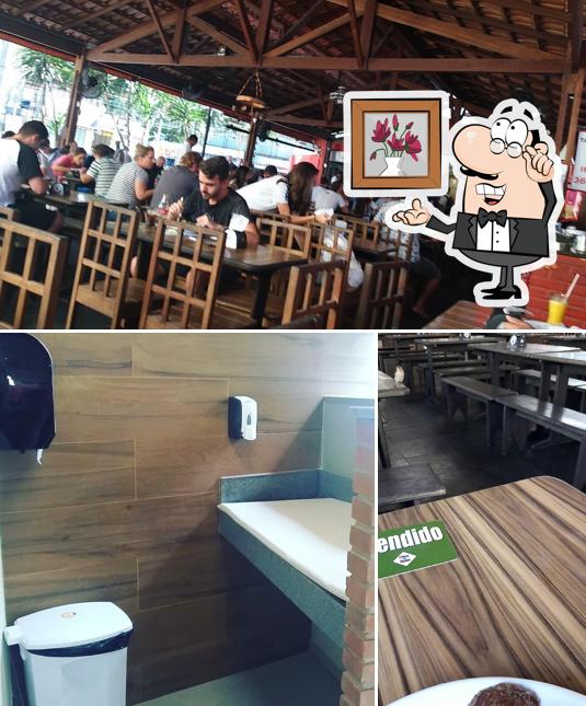 O interior do Restaurante Chico Bento - Jardim da Penha