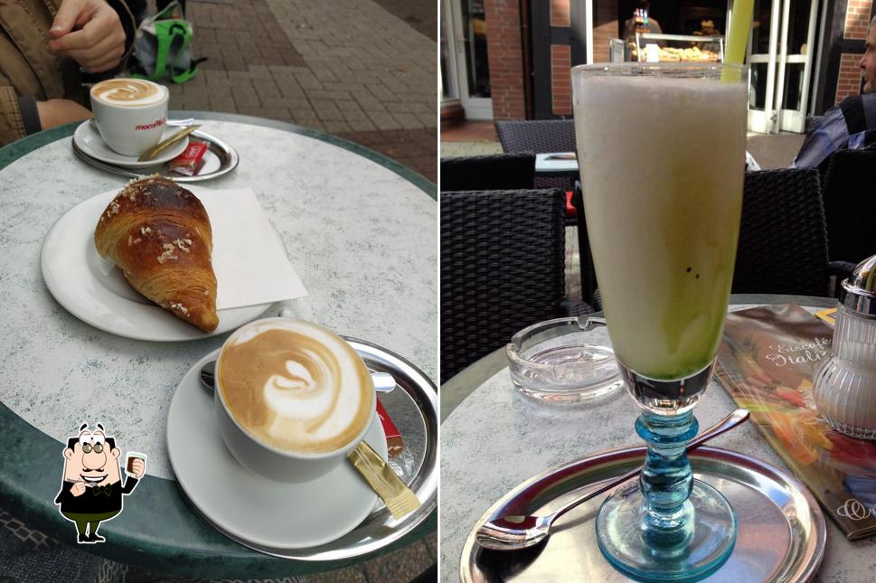 Eiscafe Italia sirve distintas bebidas