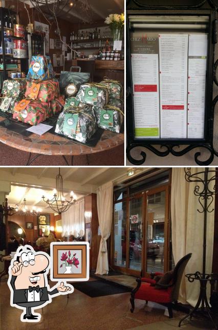 Installez-vous à l'une des tables de Chez Mario