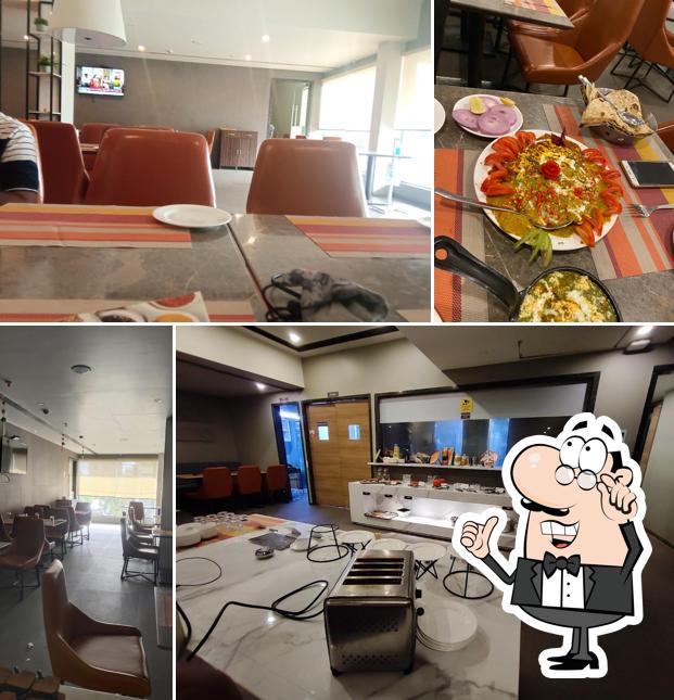 The interior of FLAVOURS RESTAURANT