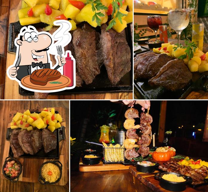 Dê uma olhada na seleção de refeições de carne