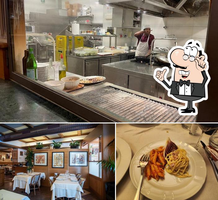 Gli interni di Osteria Bis Bistecca