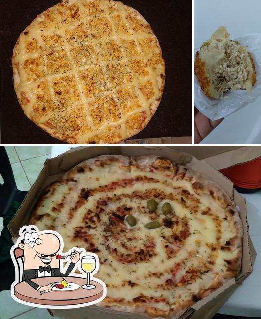 Comida em Pizzaria imperio