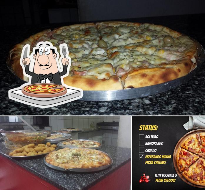 Consiga pizza no Elite Pizzaria