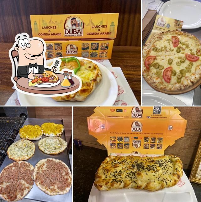 Consiga pizza no Dubai Restaurante Árabe