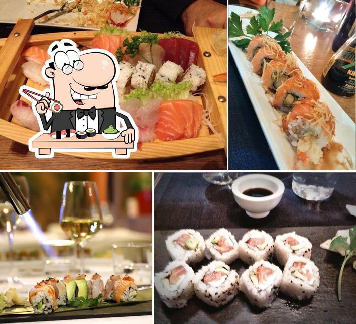 Scegli le diverse opzioni di sushi