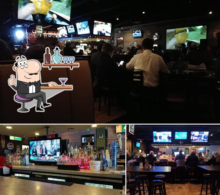 Take a seat at one of the tables at Romeo's Pizza O.T. Sports Grille