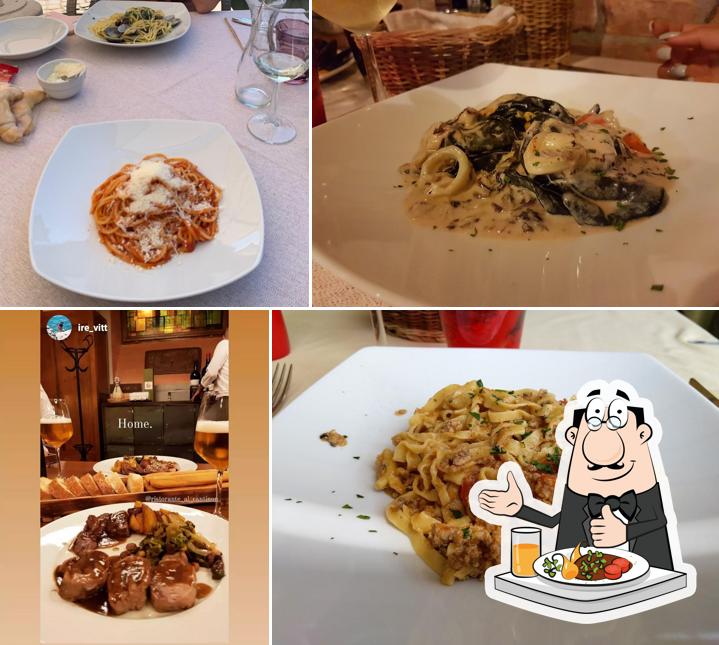 Platti al Ristorante Affittacamere Al Cantinon