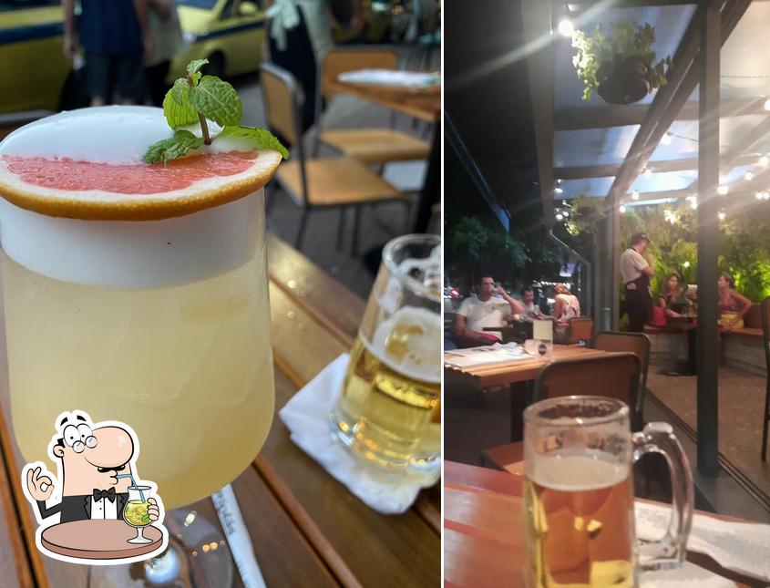 Peça uma bebida do menu