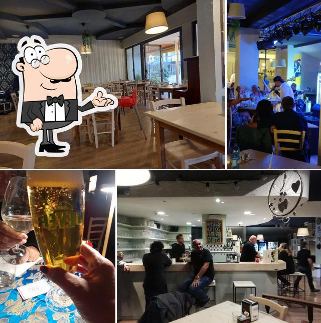 Gli interni di Jam Session Cesenatico