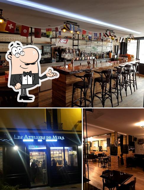 Check out how Restaurant les ateliers de mira looks inside