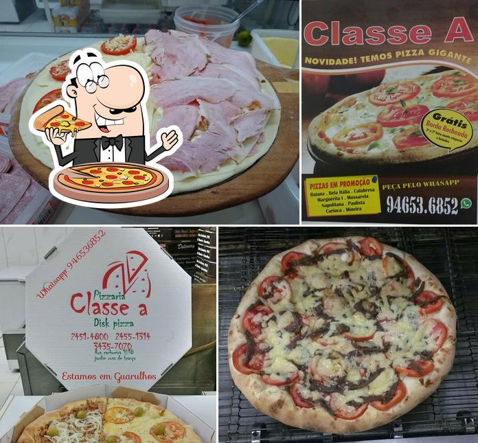 Escolha diversos tipos de pizza