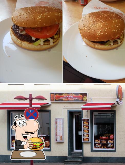 Prueba una hamburguesa en Taksim kebab and pizza Hanau