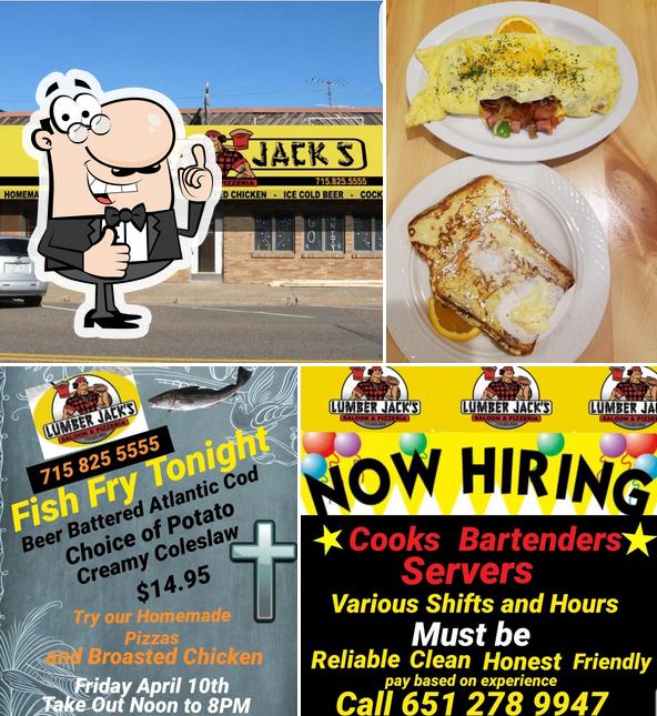 Lumber Jack's Saloon and Pizzeria in Milltown Restaurant menu and reviews