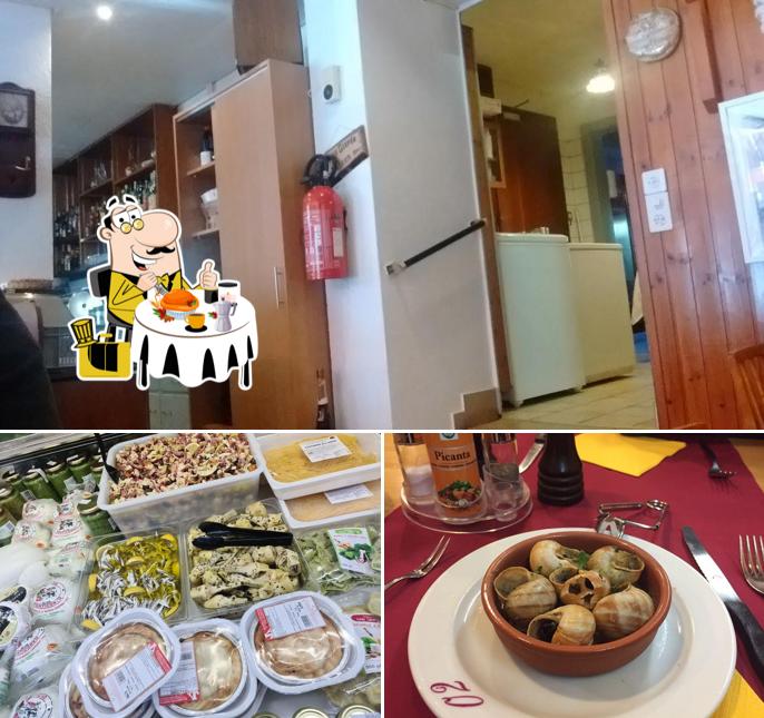Observa las fotos donde puedes ver comida y exterior en Chez Roberto's