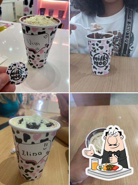 Comida em Milky Moo Milkshakes