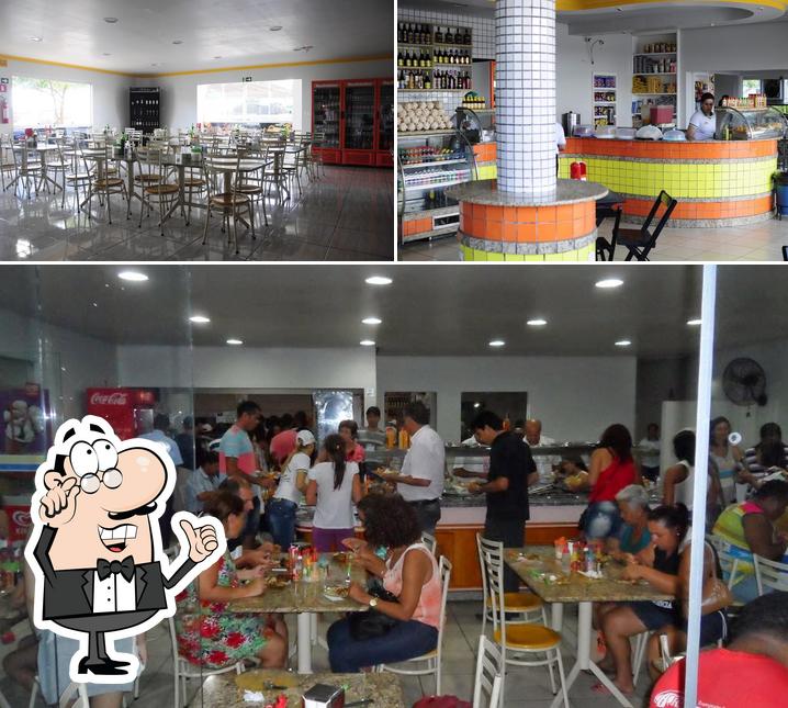 O interior do Restaurante, Lanchonete e Churrascaria Gruta da Lapa