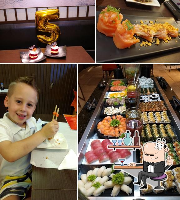 O interior do Sakai Sushi Cozinha Japonesa