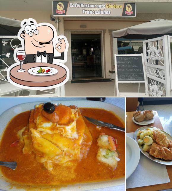 Las imágenes de comida y interior en Café Gândara