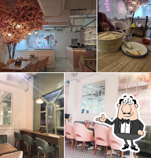 Take a seat at one of the tables at Café Ciro