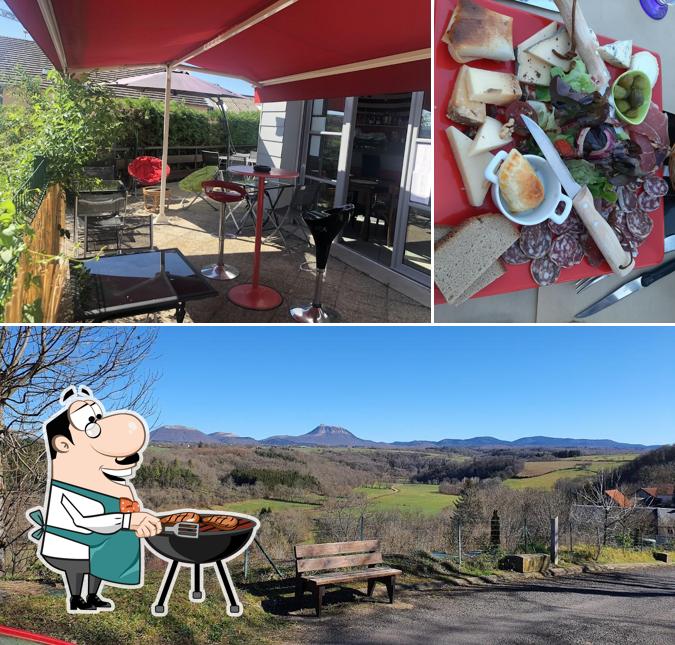 Chez Agathe Auberge de St Pierre Le Chastel restaurant, SaintPierrele