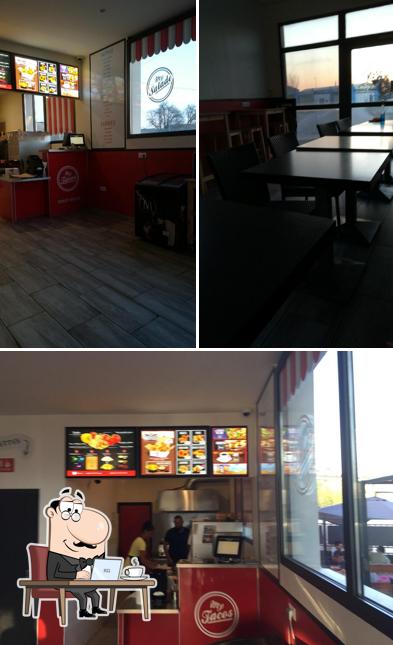 El interior de L'escale restaurant pizzeria & burgers