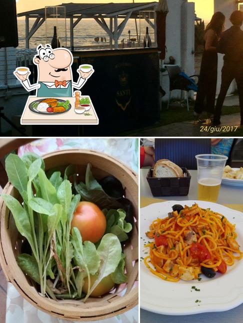 Sky Garden Stabilimento si caratterizza per la cibo e interni