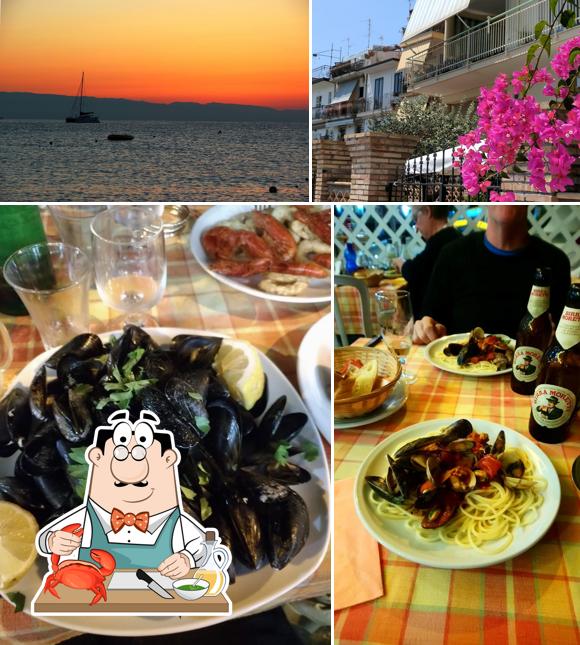 Goditi i sapori della cucina di mare a Ristorante Pizzeria Taverna Naxos