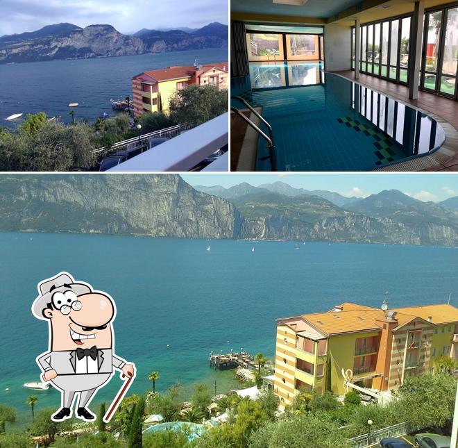 Curiosa tra la parte esterna di Hotel Eden Gardasee - Lago di garda - Lake Garda