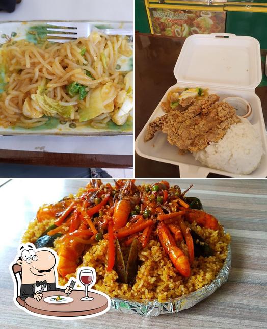 Food at Pansit Malabon Express