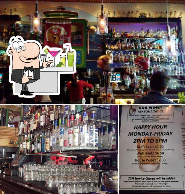 Sam's Cable Car Lounge in San Francisco Restaurant menu and reviews